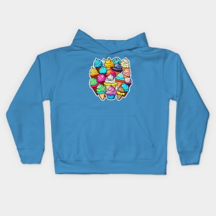 Tasty Ice-Cream Collection Kids Hoodie